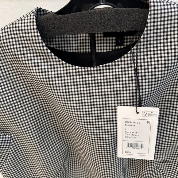 Theory Short Sleeve Mini Dress, Size 2 - Picture 4 of 5